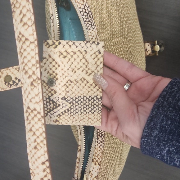 Host Pick! ERIC JAVITS - Jaqui bag with snakeskin accent NWOT - Picture 12 of 12